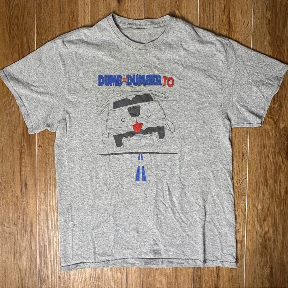 Dumb And Dumber To MOVIE PROMO Shirt Dog Van RARE